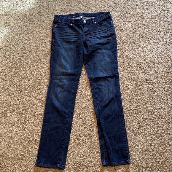 LC Lauren Conrad 5 pocket dark wash jeans - Picture 2 of 5